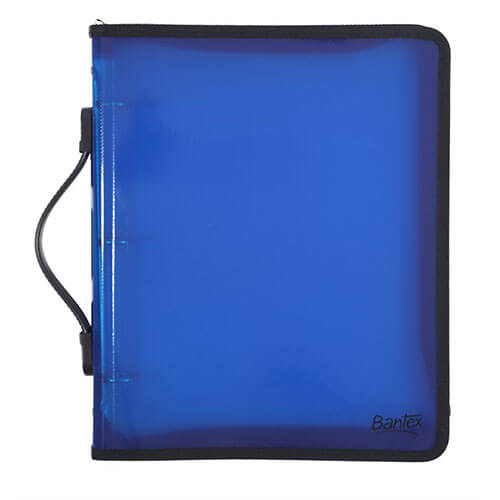 Bantex 3 O-Ring Zippered Binder with Handle 25mm A4
