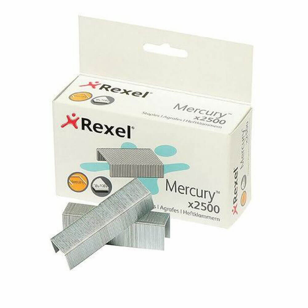 Rexel Heavy-duty Mercury Staples (2500pk)