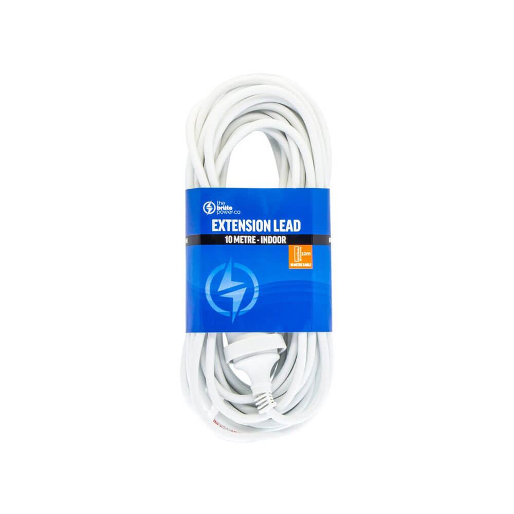 The Brute Power Co. Extension Lead (White)
