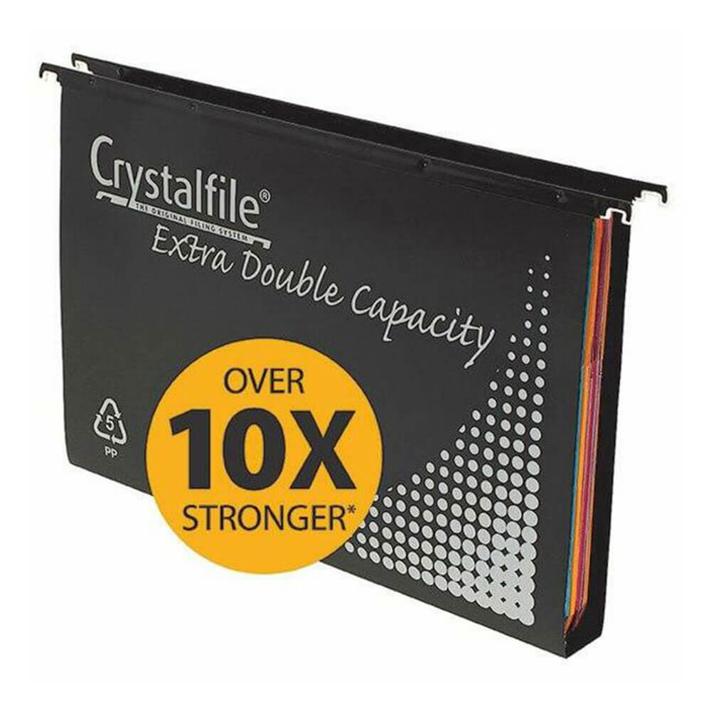 Crystalfile Polypropylene Double Capacity Suspension Files
