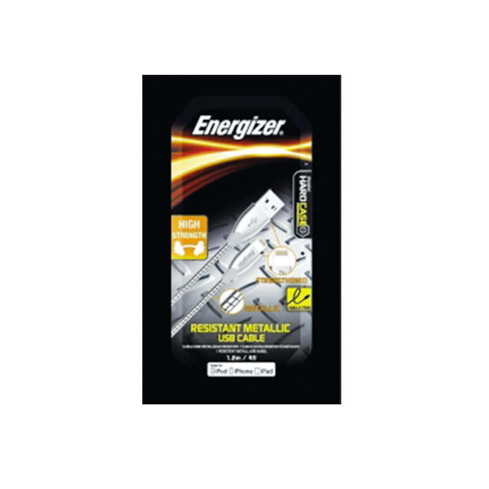 Energizer Lightning Cable 5pk (Silver/Gold/Black)