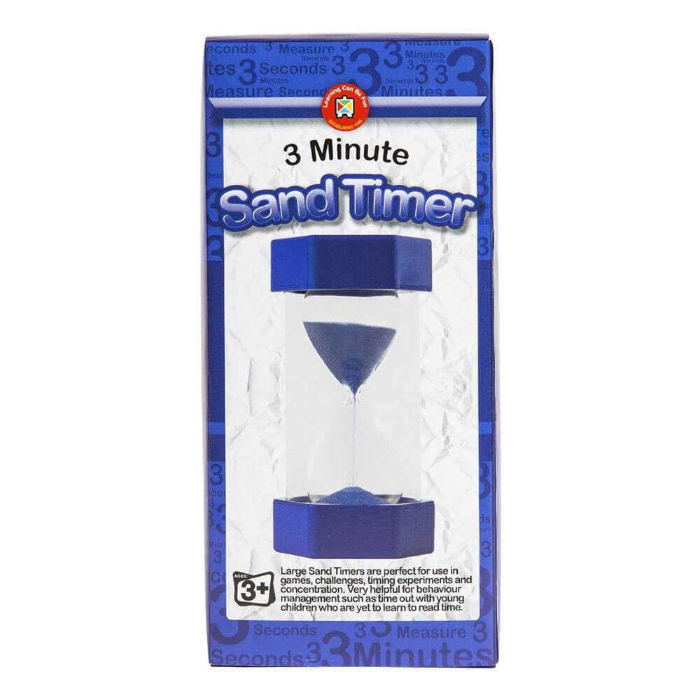 Learning Can Be Fun 3 Minutes Sand Timer (Large)