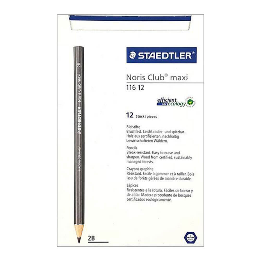 Staedtler Maxi Graphite Lead Pencil 12pk 116