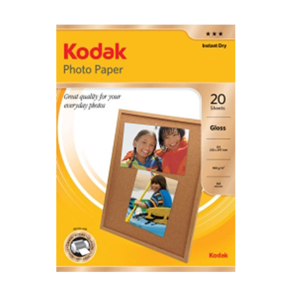Kodak Gloss Photo Paper A4 (20pk)