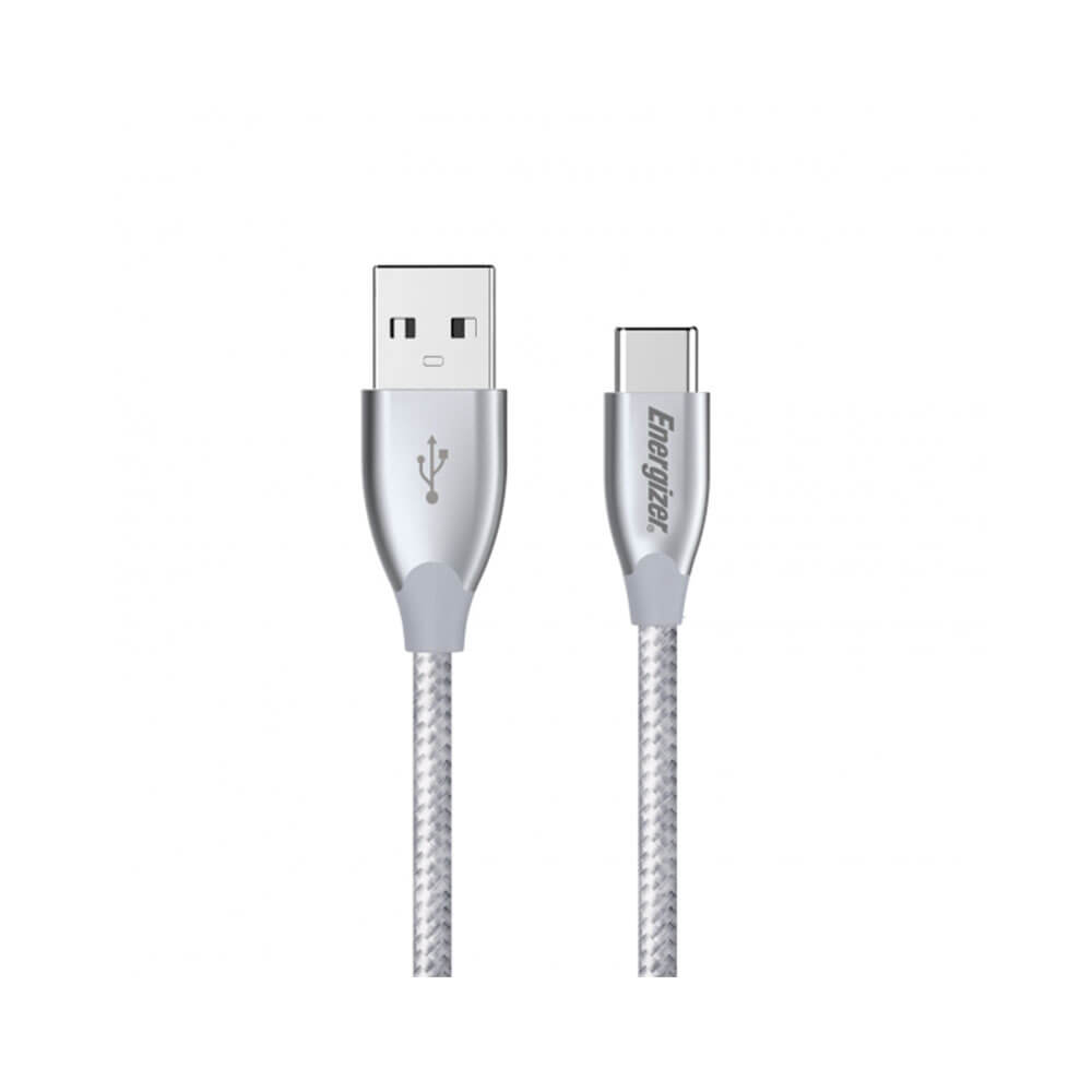 Energizer Braided Type C Micro Metal Cable (White)