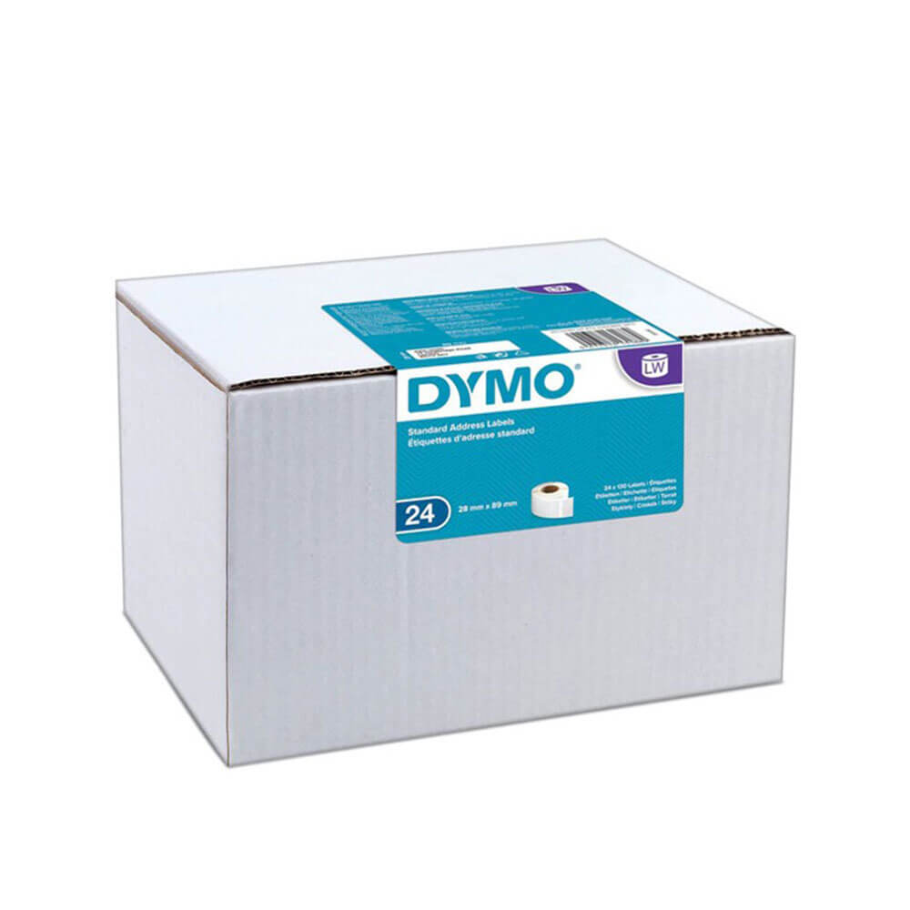 Dymo Standard-Adresspapieretikett 28 x 89 mm