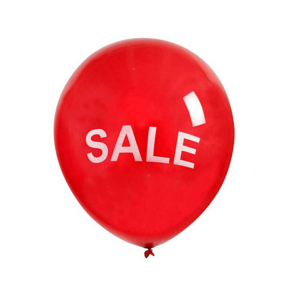 Quikstik Sale Sign Ballon 1200x600mm (10pk)