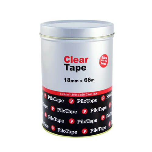 Pilotape Clear Tape (8 rollspk)