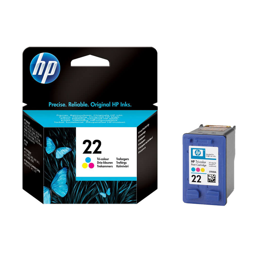 HP Inkjet Cartridge 22 (Tri-Colour)