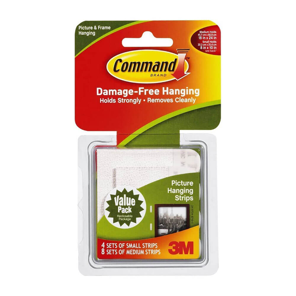 Command Small & Medium Adhesive Picture Hanging Strip
