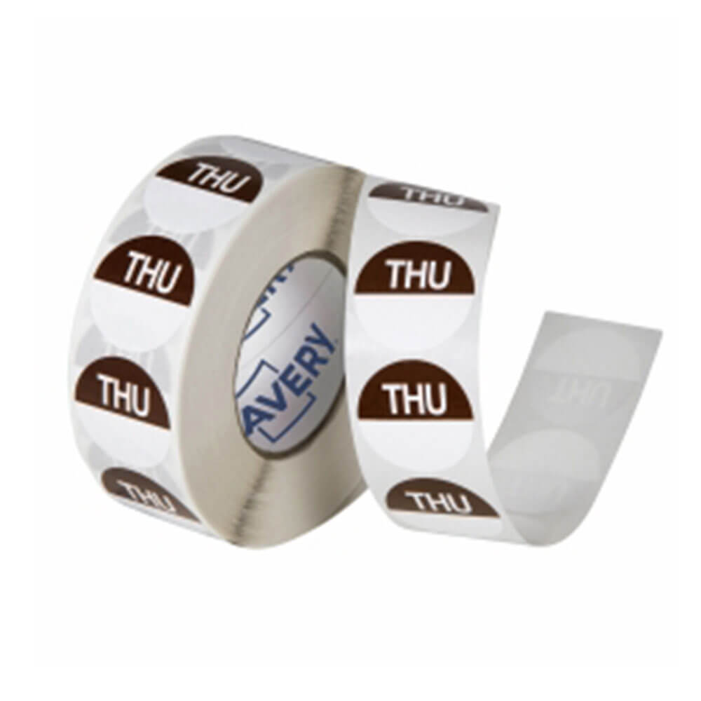 Avery Removable Label 24mm 1000/roll White