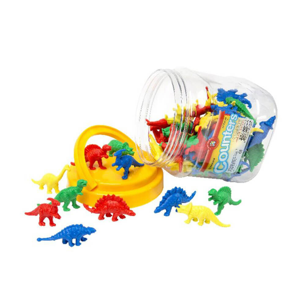 Learning Can Be Fun Dinosaurs Counters 50mm