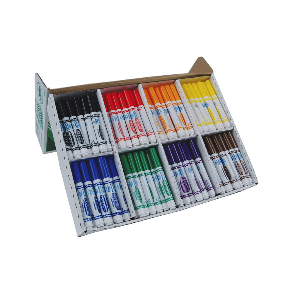 Crayola Classic Washable 8 colors Marker (200pk)