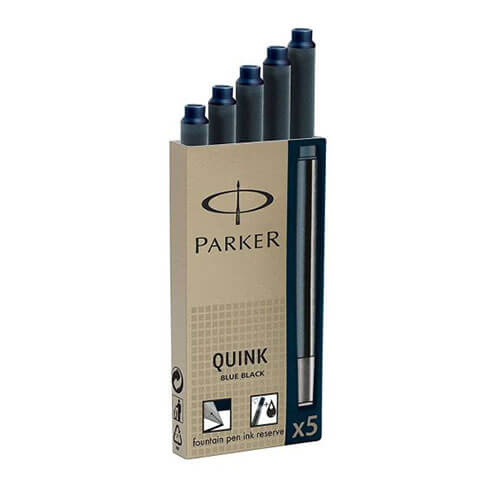 Parker Permanent Ink Cartridge (5pk)