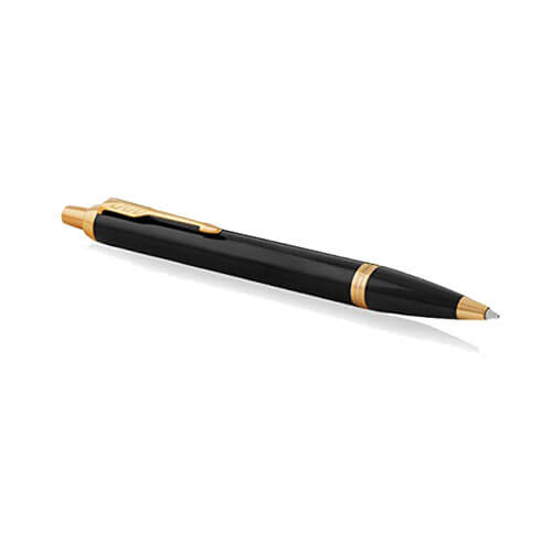 Parker IM Ballpoint Pen Gold Trim (Black)