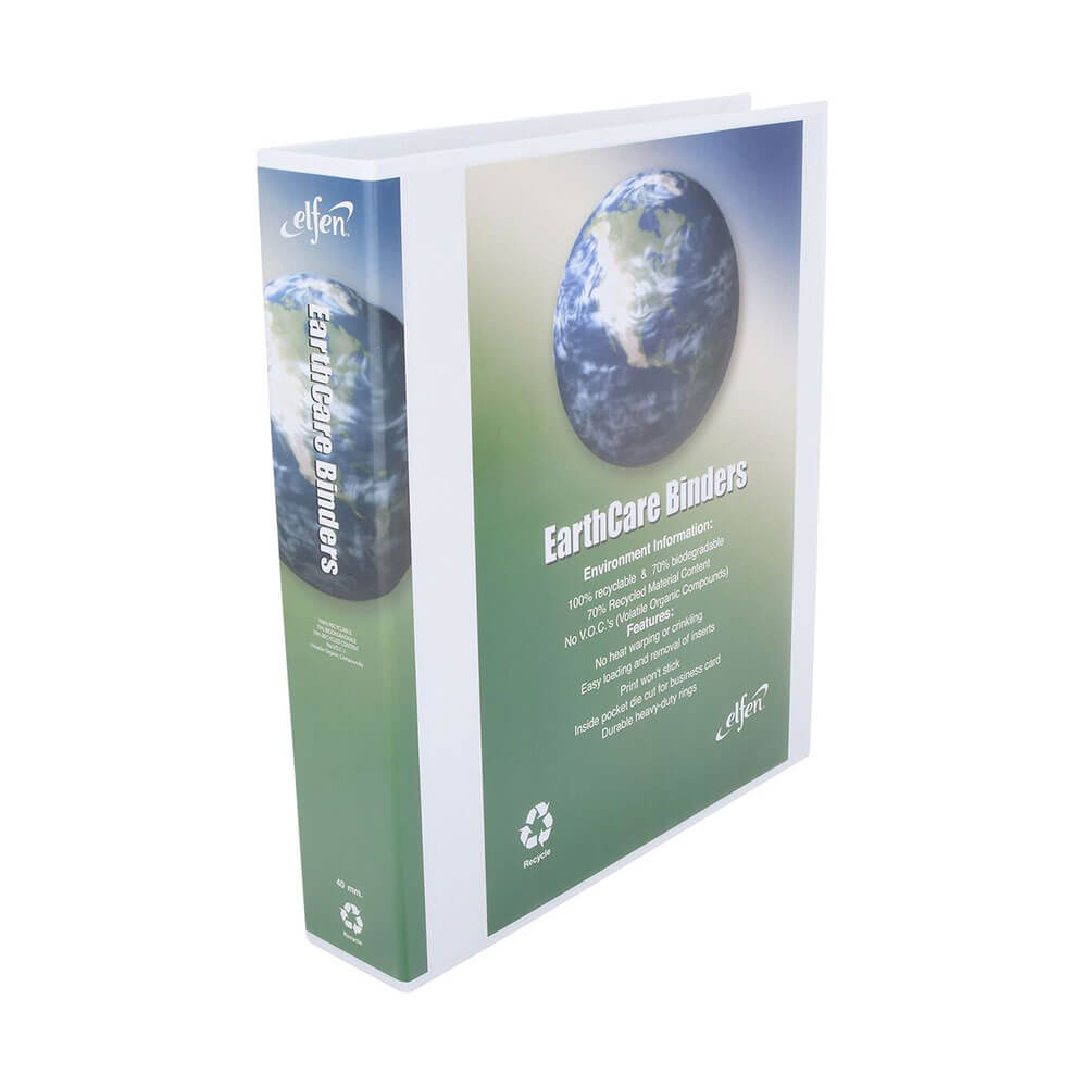 Cumberland Earthcare Binder White 50mm (A4)