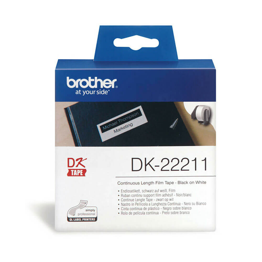 Brother Continuous Paper Labels 29mmx15m (White)