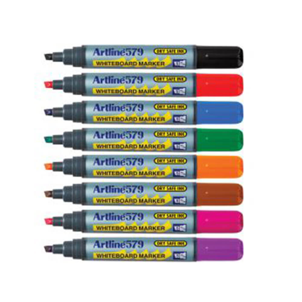  Artline Whiteboard-Marker, 5 mm, Meißel, sortiert
