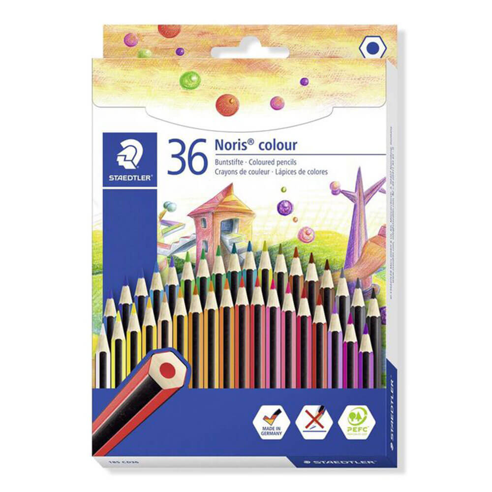 Staedtler Noris Colour Coloured Pencil Assorted 36pk