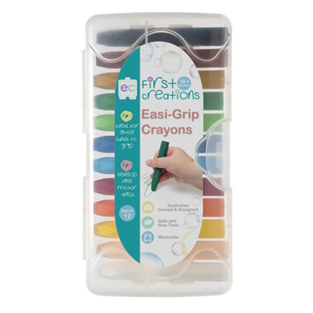 EC First Creations Easi-Grip Crayons (12pk)