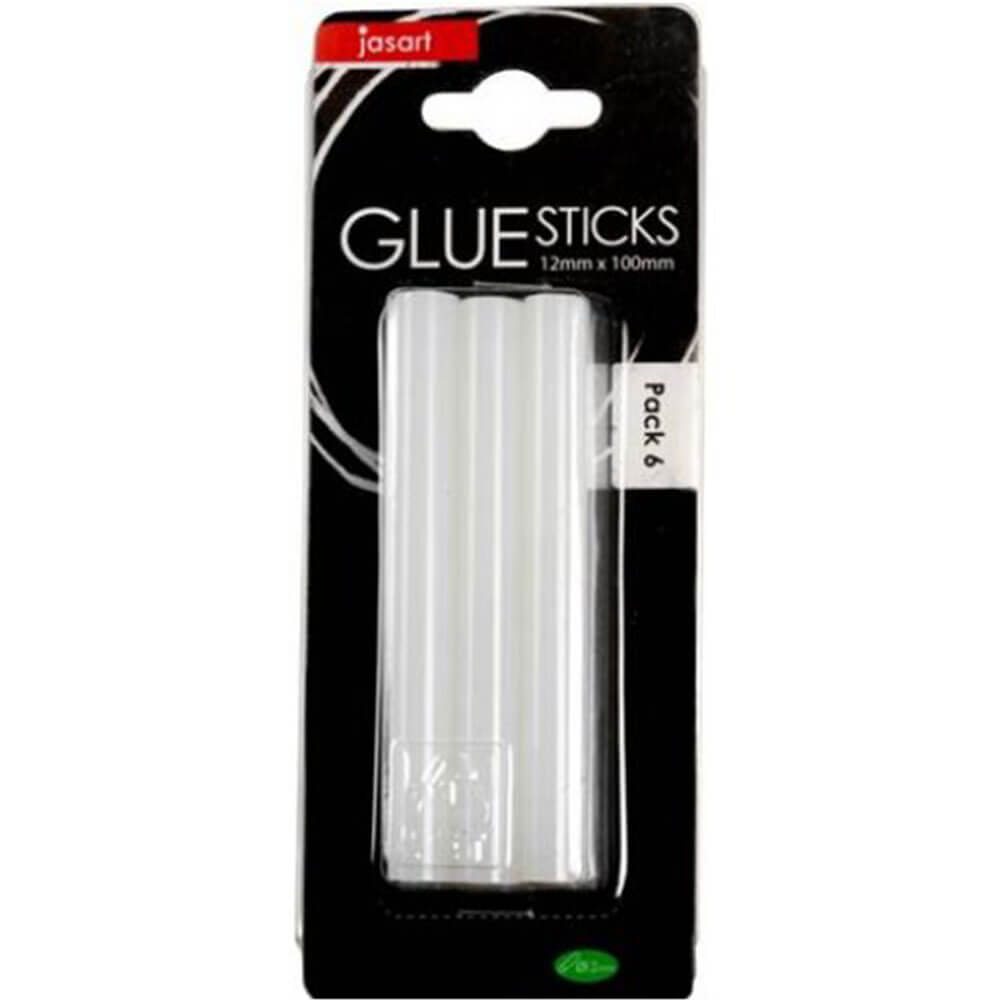 Jasart Glue Sticks 6pk (12x100mm)