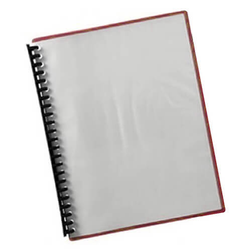 Marbig Clear Front Display Book 20 pocket (A4)