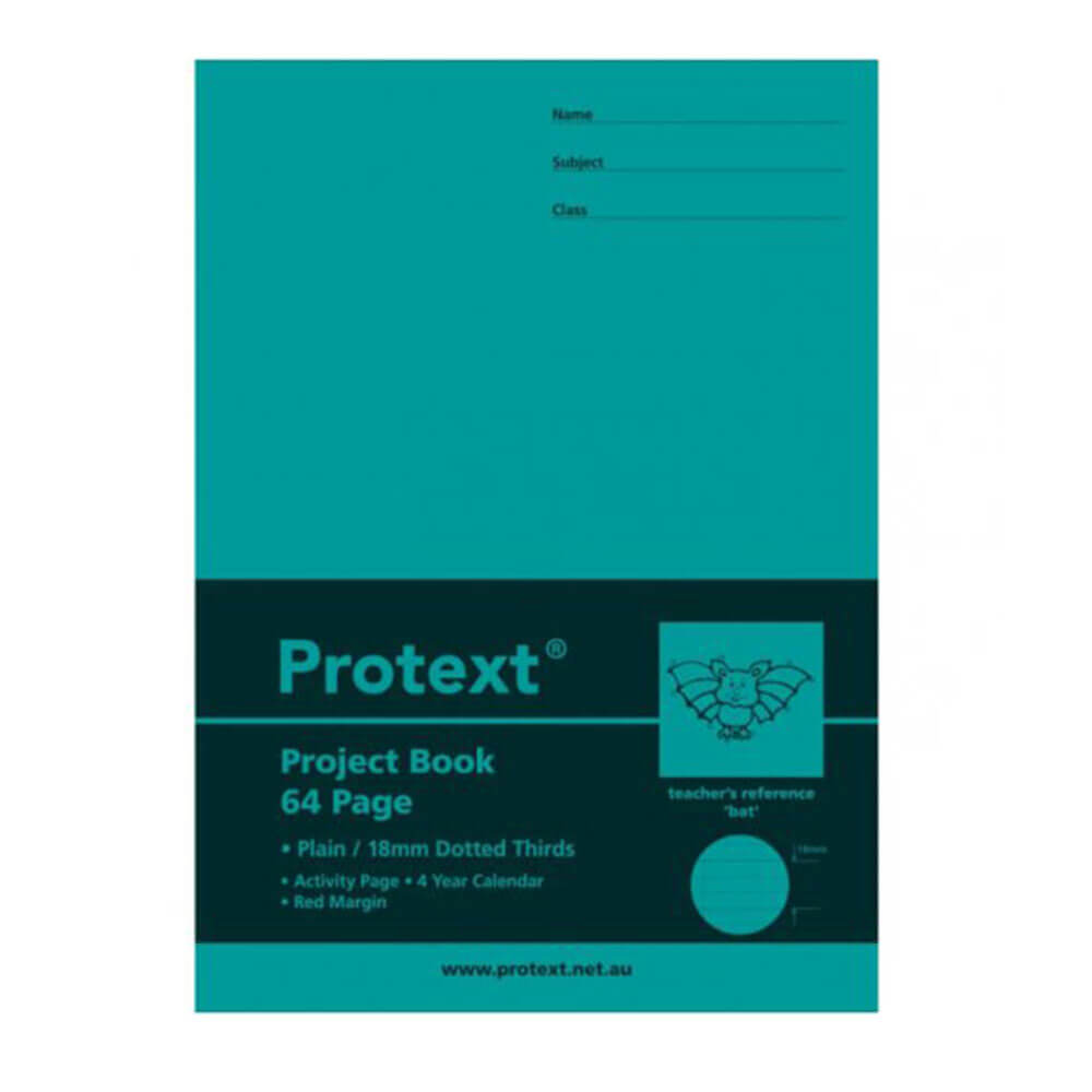 Protext Plain & Dotted Project Book 18mm (64 Pages)