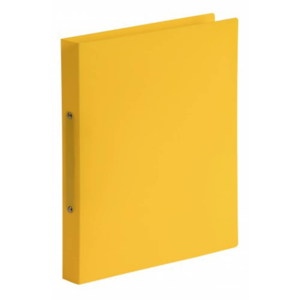 Marbig Soft Touch 2 Ring Binder 25mm A4 (Yellow)
