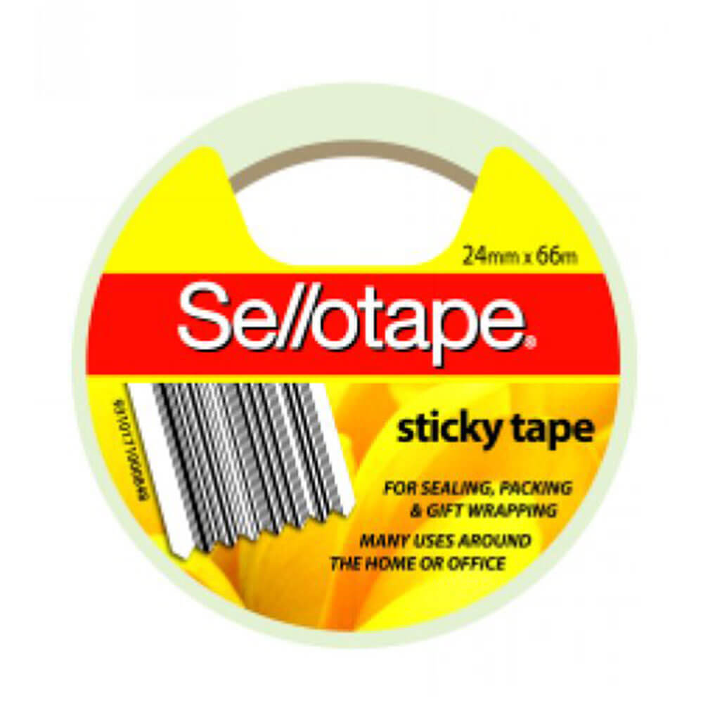 Sellotape Sticky Tape 24mmx66m (Clear)