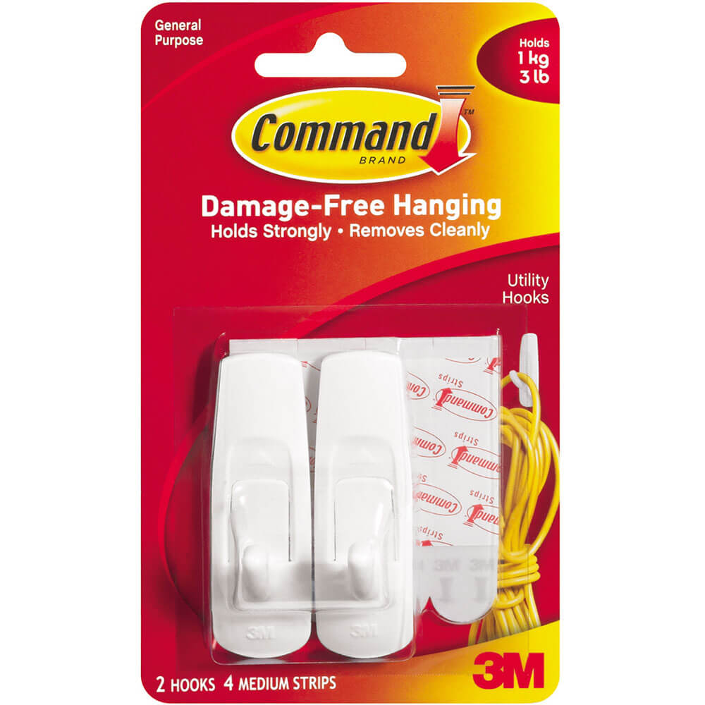 Command Self-Adhesive Hook (White)