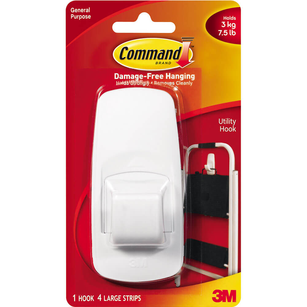 Command Self-Adhesive Hook (White)