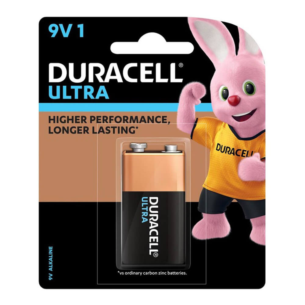 Duracell Ultra Battery Alkaline 9V Single Pack
