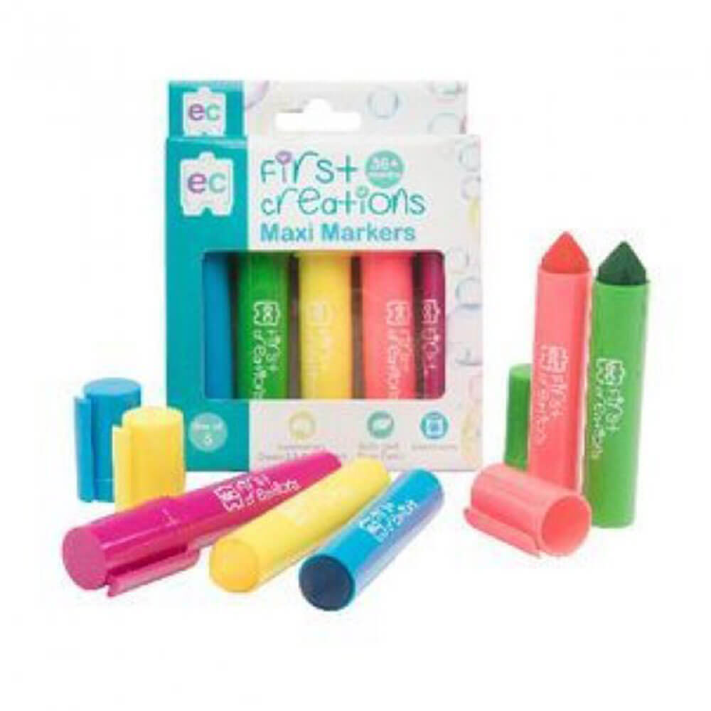EC First Creations Maxi Markers 5/box (Assorted)