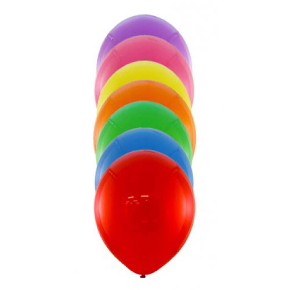 Alpen Round Balloons 20pk 23cm (Assorted Colours)