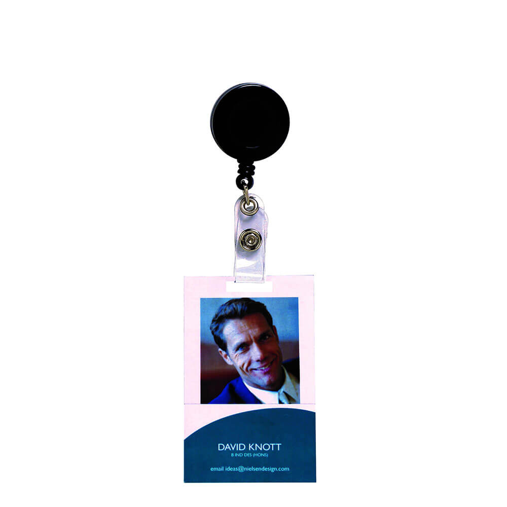 Rexel ID Retractable Card Holder with Strap 750mm