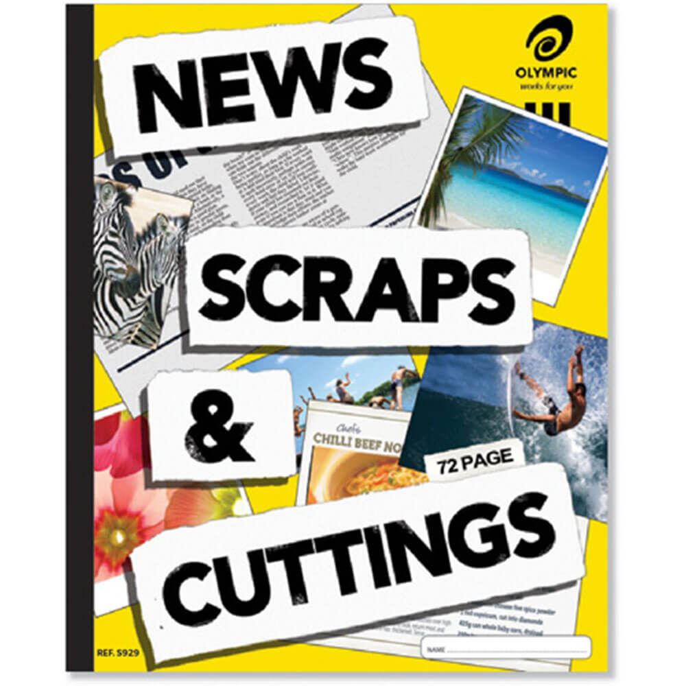 Olympic News Scraps & Cuttings Scrap Book 60gsm (72 Pages)