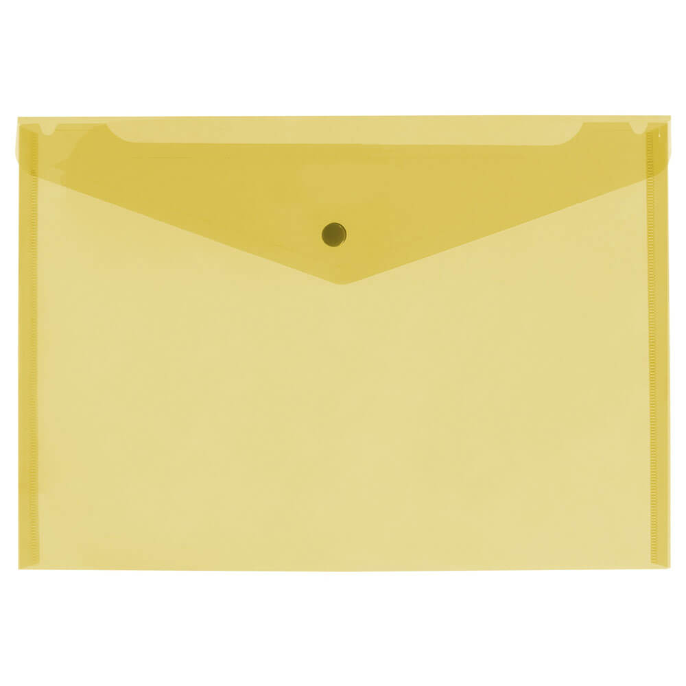 Protext Button Closure Document Wallet (A4)