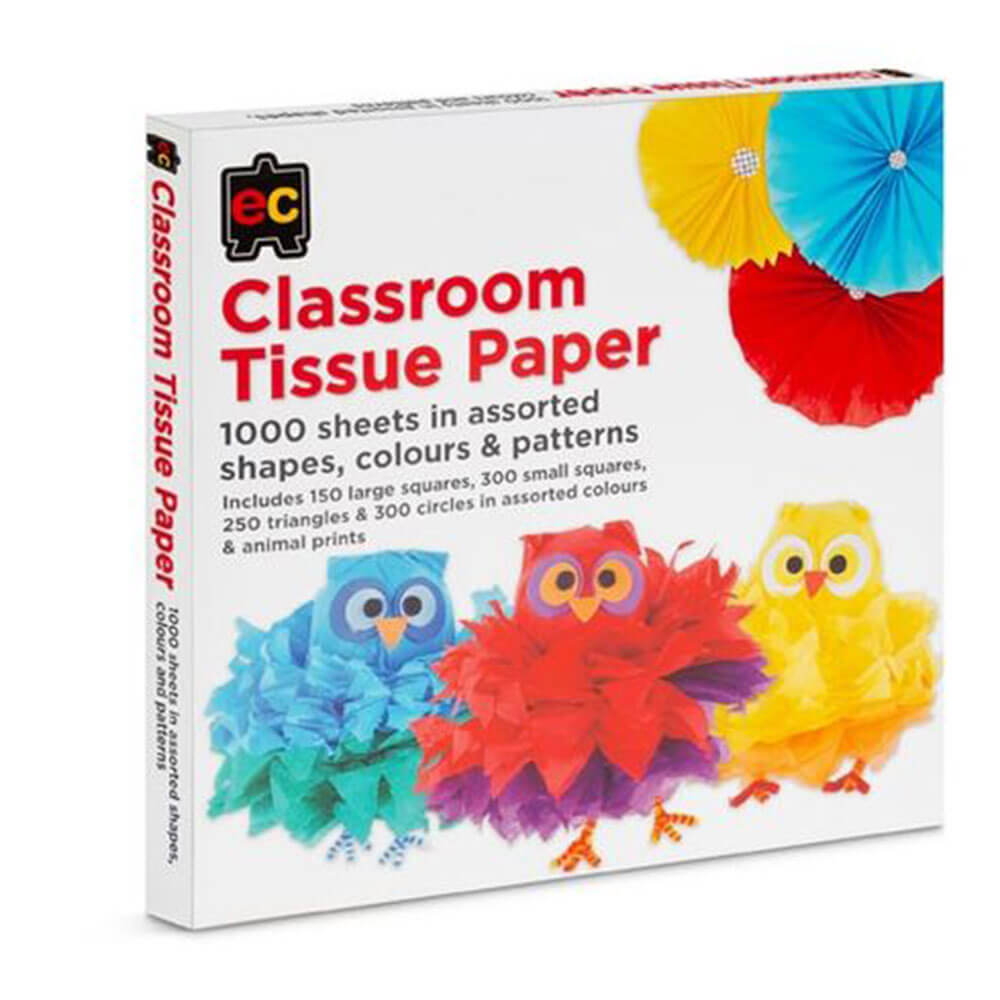 Classrooom Tissue Paper 1000/box (Assorted)