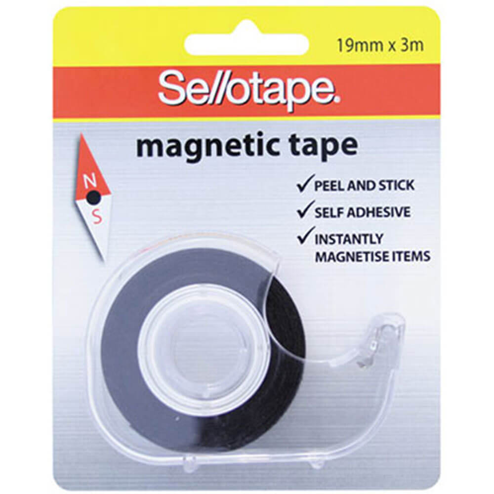 Sellotape Magnetic Tape on Dispenser (19mmx3m)