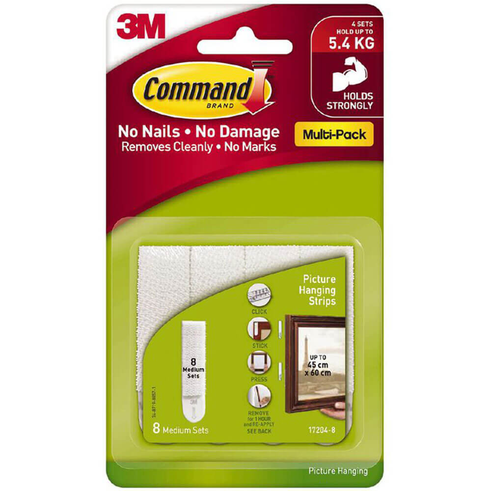 Command Picture Hanging Strips Medium (White)