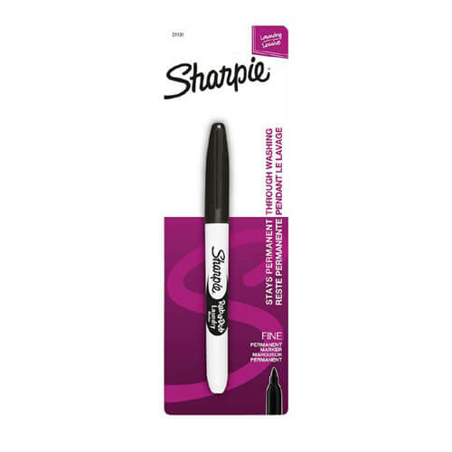 Sharpie Rub-a-Dub wasmarkering (zwart)