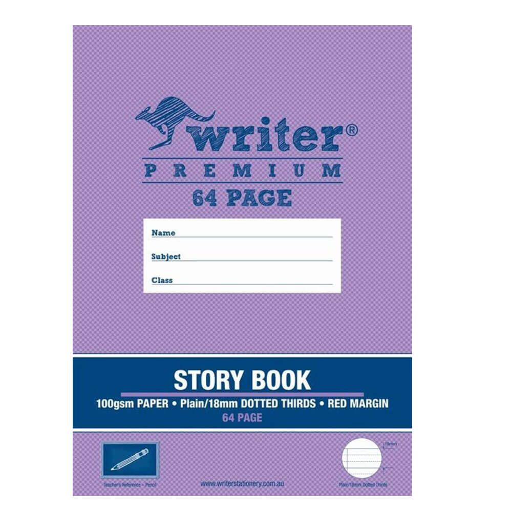 Writer Premium Top Plain Bottom Dotted Story Book (64 Pages)