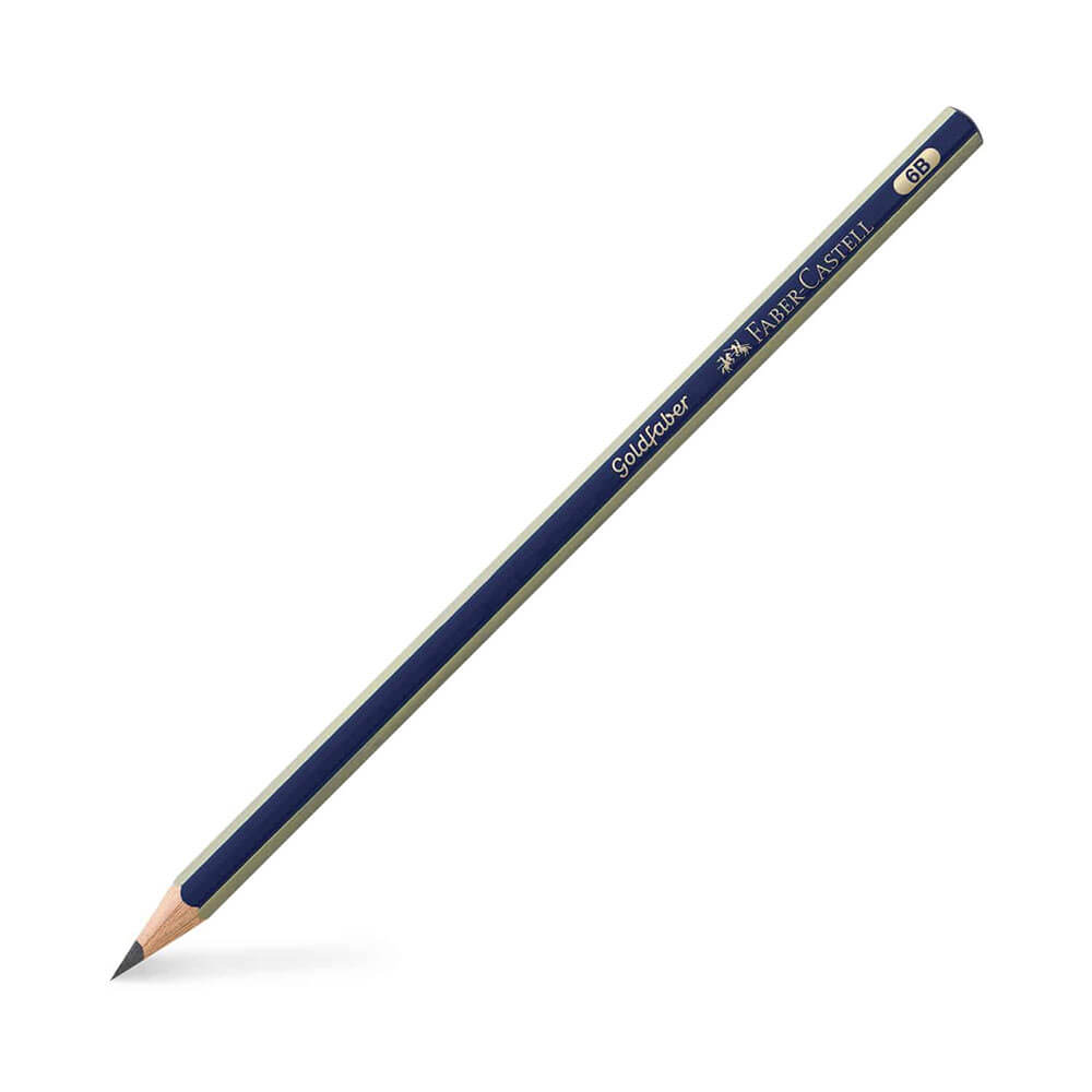 Faber-Castell Goldfaber 6B Graphite Pencils (12/box)