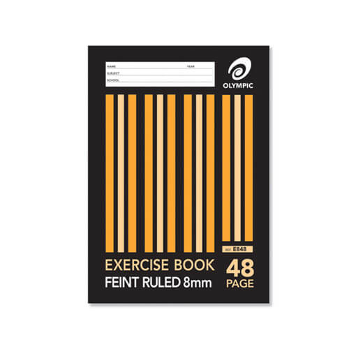 Olympic A4 8mm Ruled Exercise Book (Pack of 20)