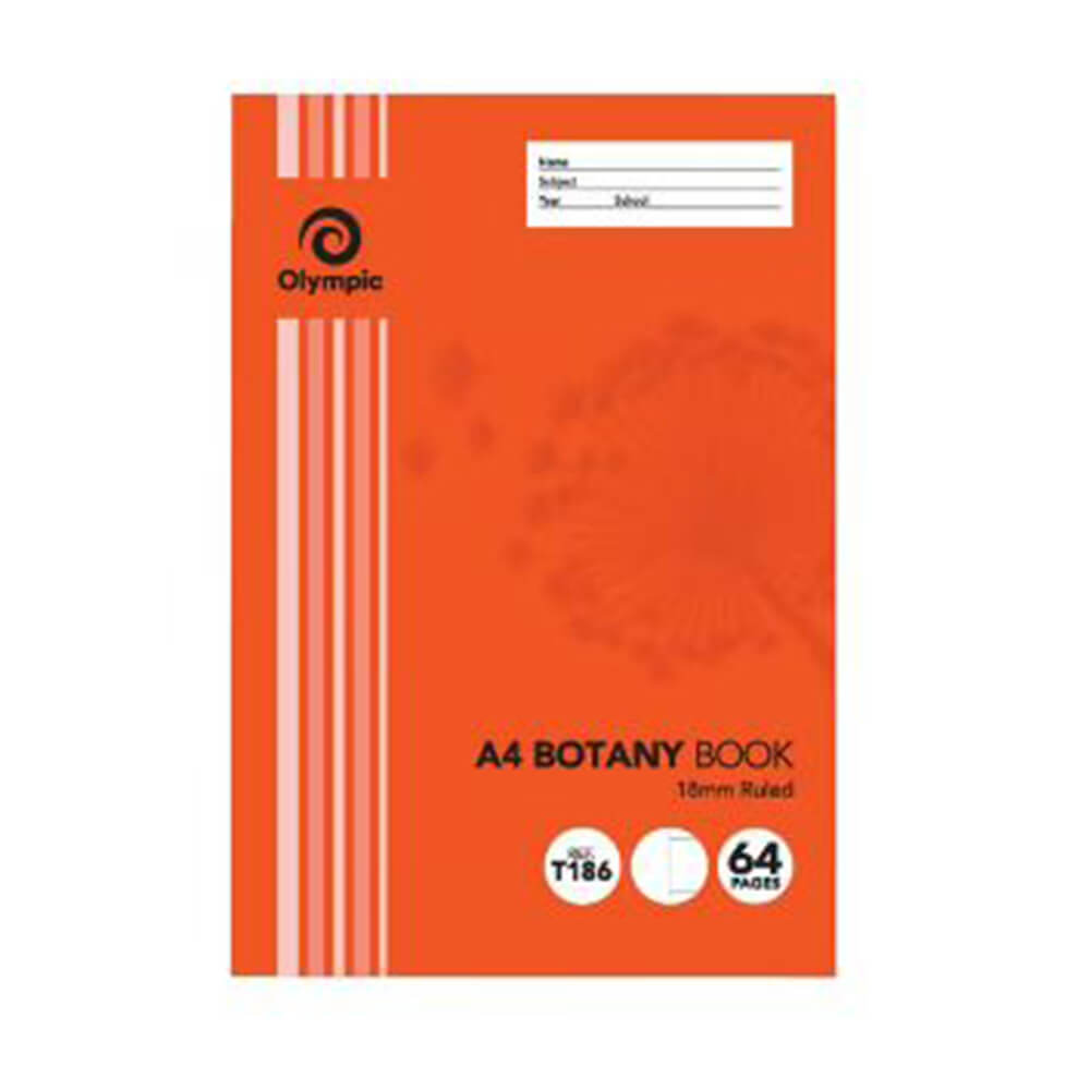 Olympic A4 64-Page Botany Book (Pack of 20)