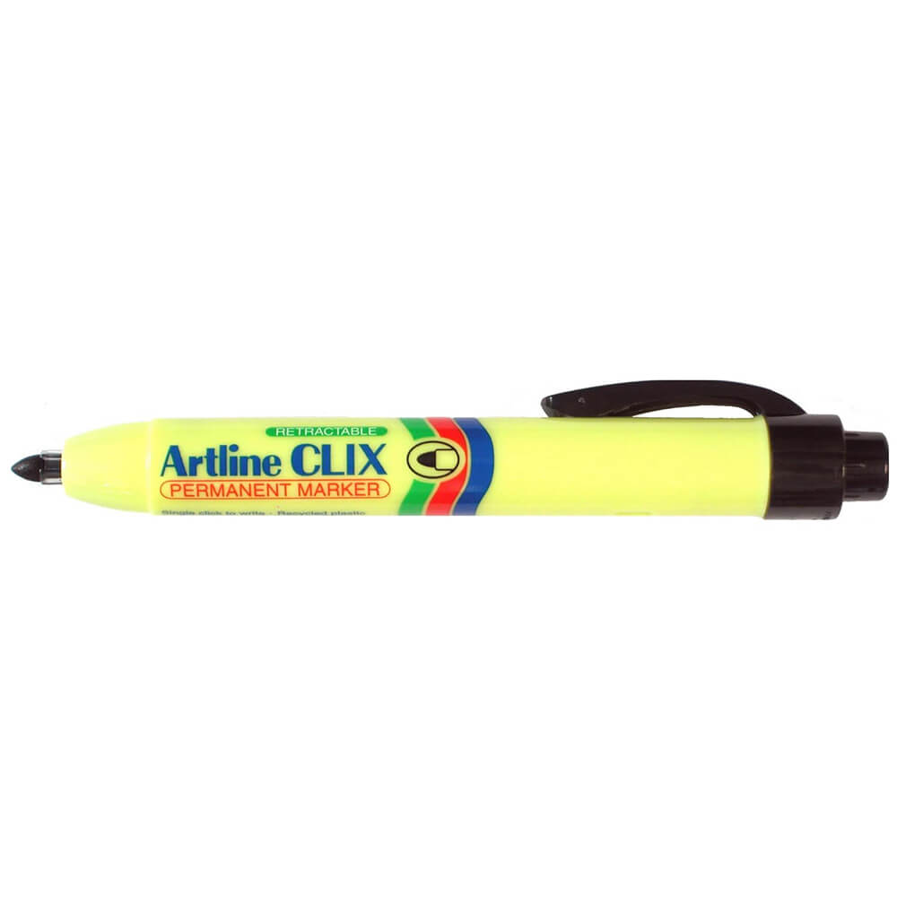 Artline Clix Marker mit einziehbarer Rundspitze, 12 Stück