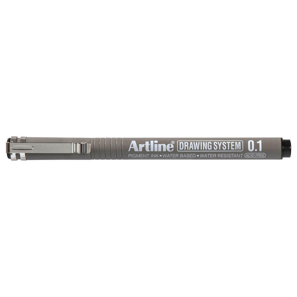 Artline Drawing System Pen 12pcs (Black)