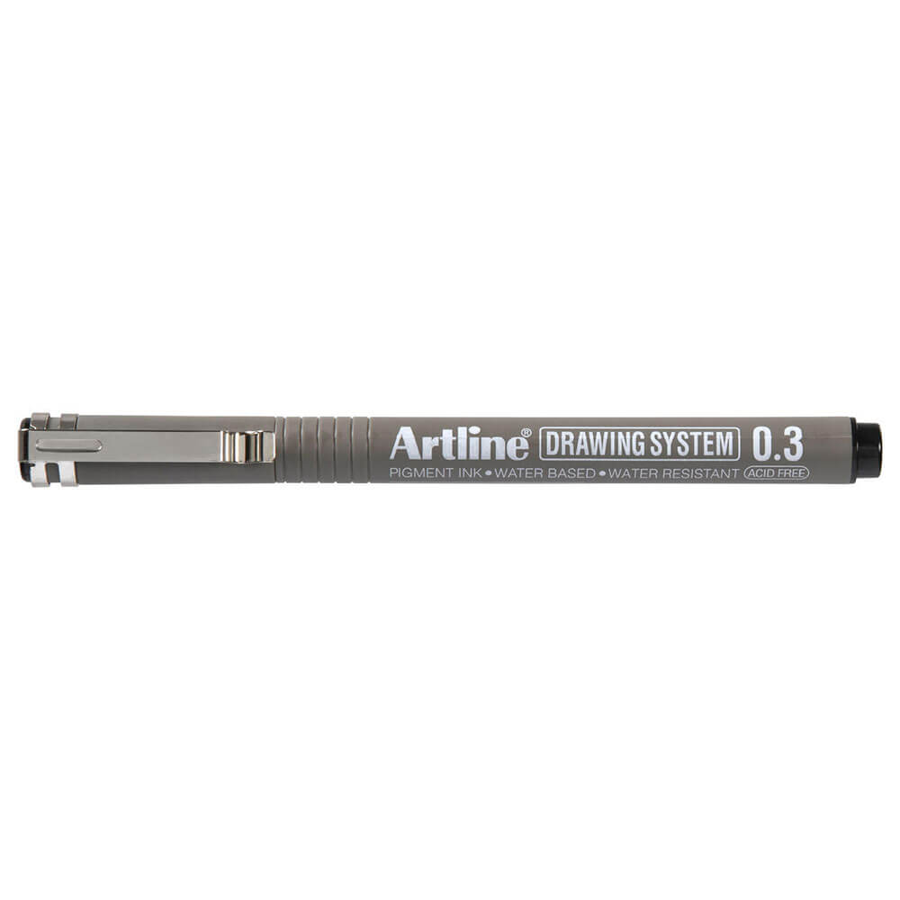 Artline Drawing System Pen 12 Stück (Schwarz)