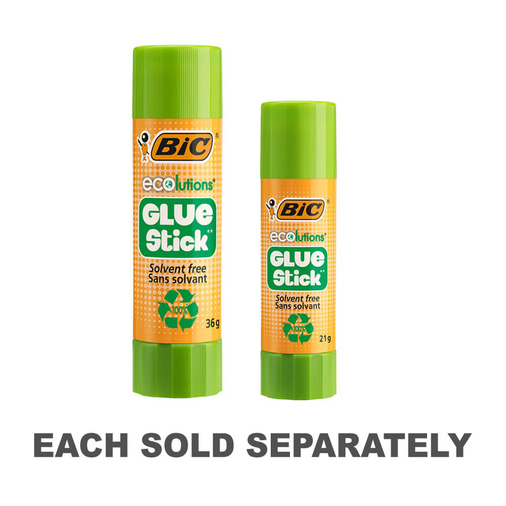 Bic Eco-Recycled Clear Glue Stick