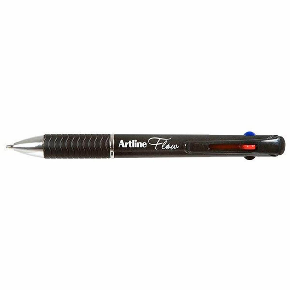 Artline 4 Colour Retractable Pen 1mm (Box of 12)